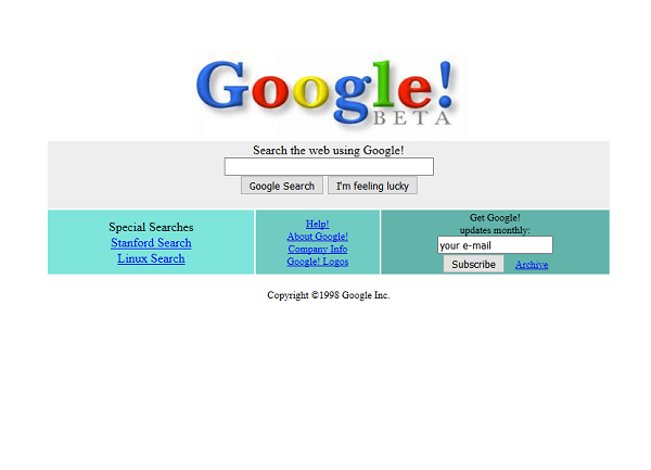 Google 1998