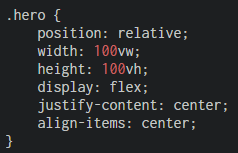 Cómo hacer una hero image: centrar imagen