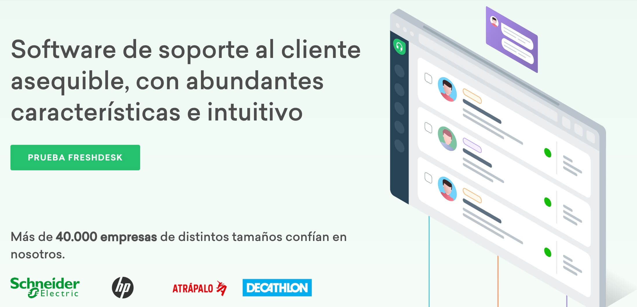 Herramienta de automatización de ecommerce: Freshdesk