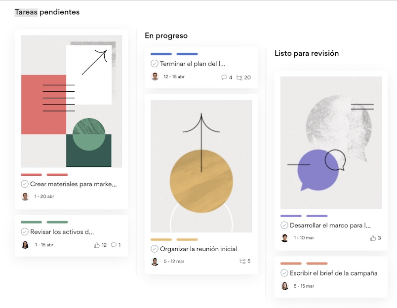 Herramienta para brand management: Asana
