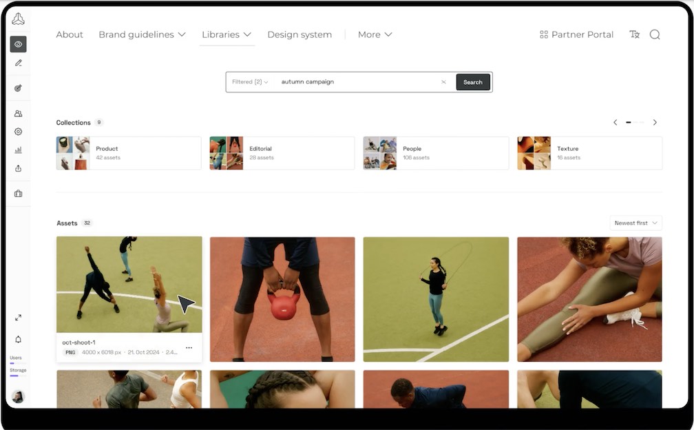 Herramienta para brand management: Frontify