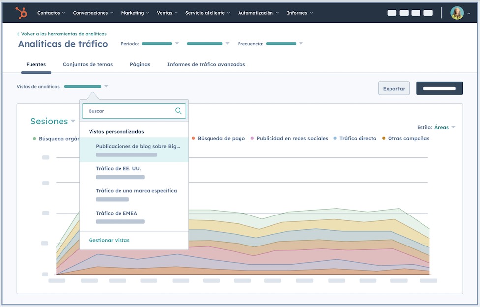 Herramienta para brand management: Marketing Hub