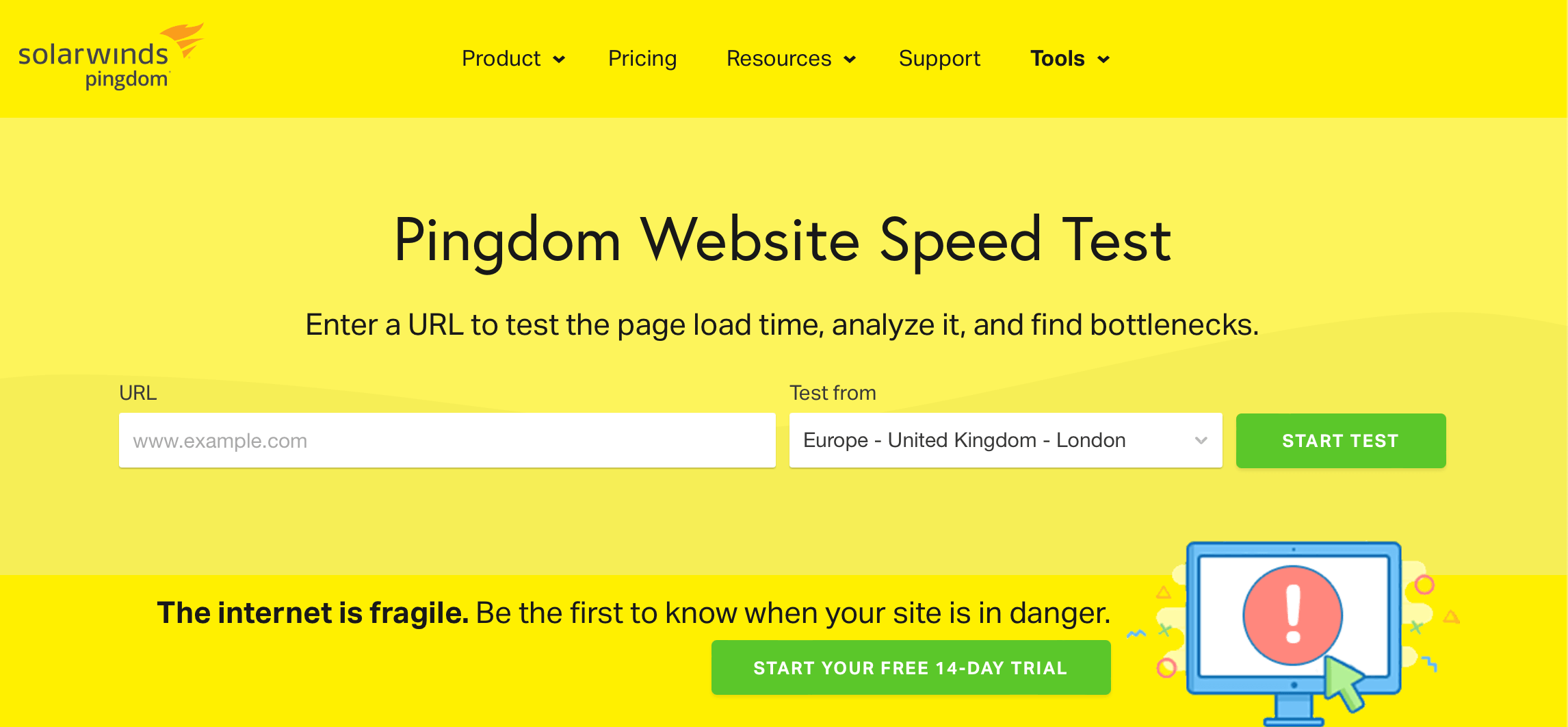 Pingdom, herramienta para optimizar la velocidad de carga web