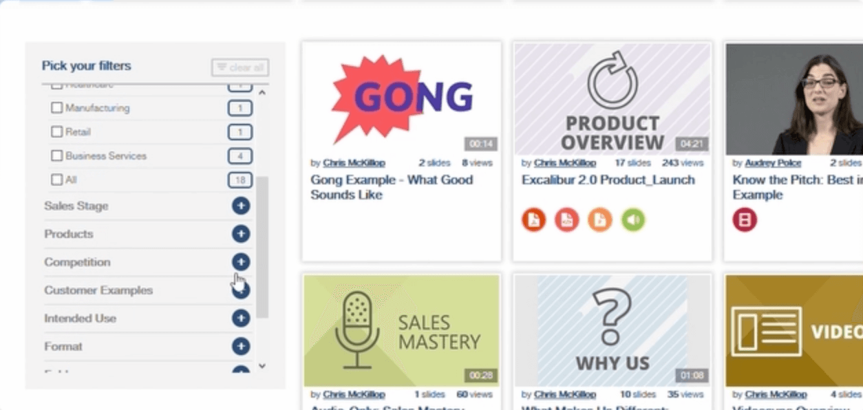 Herramienta de productividad en ventas: Brainshark