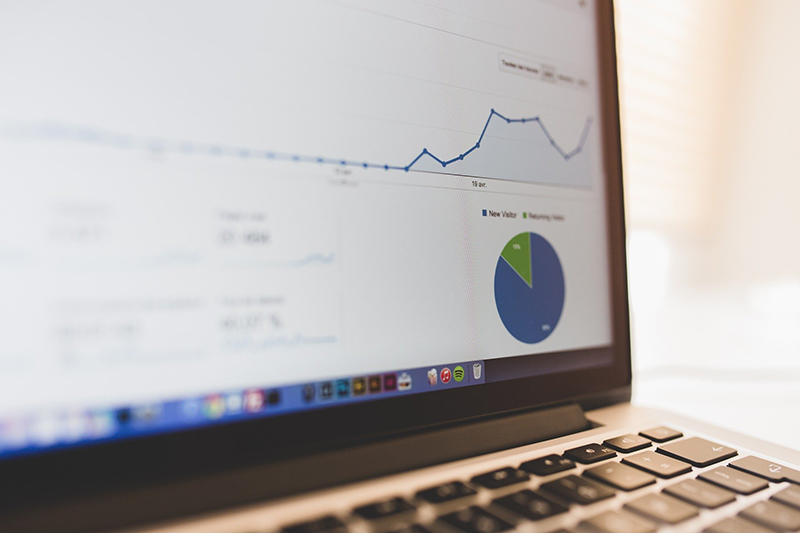 kpi site internet sur un ordinateur