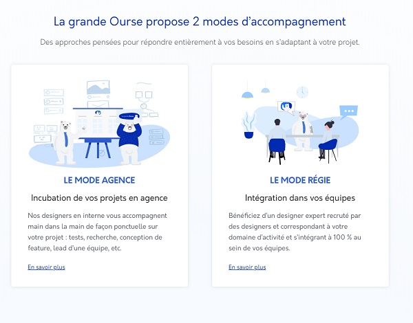 exemple ux writing La grande Ourse
