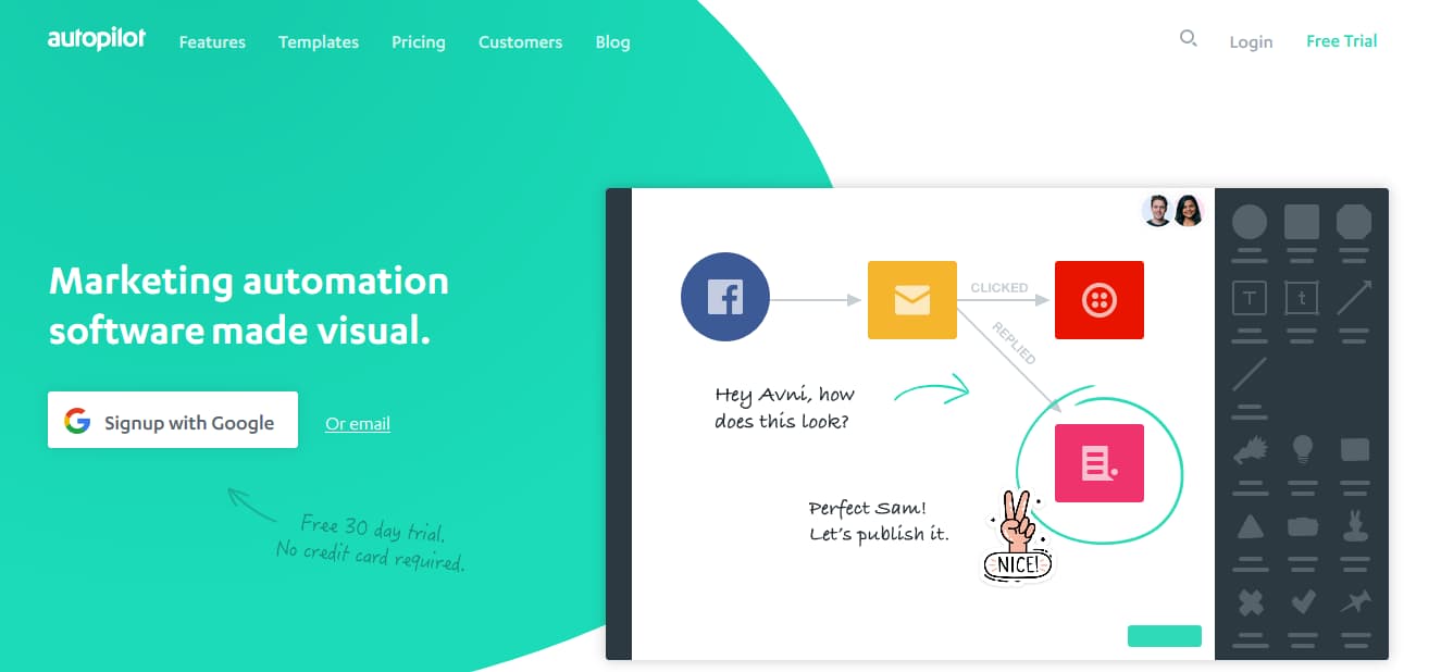 Software de marketing automation: autopilot