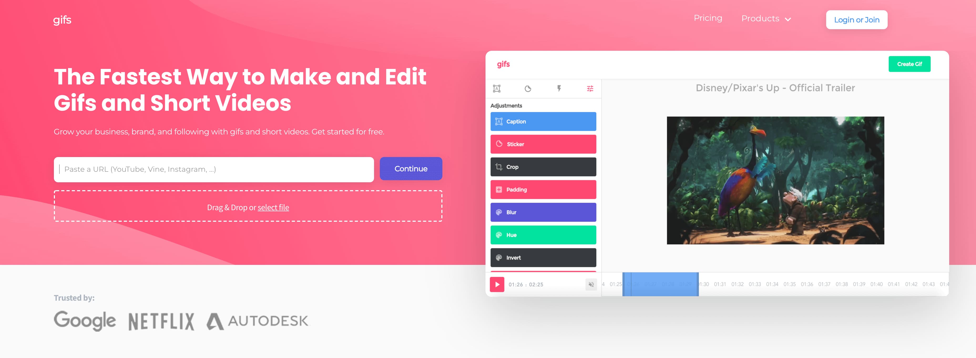 Programas de marketing de contenidos: Gifs
