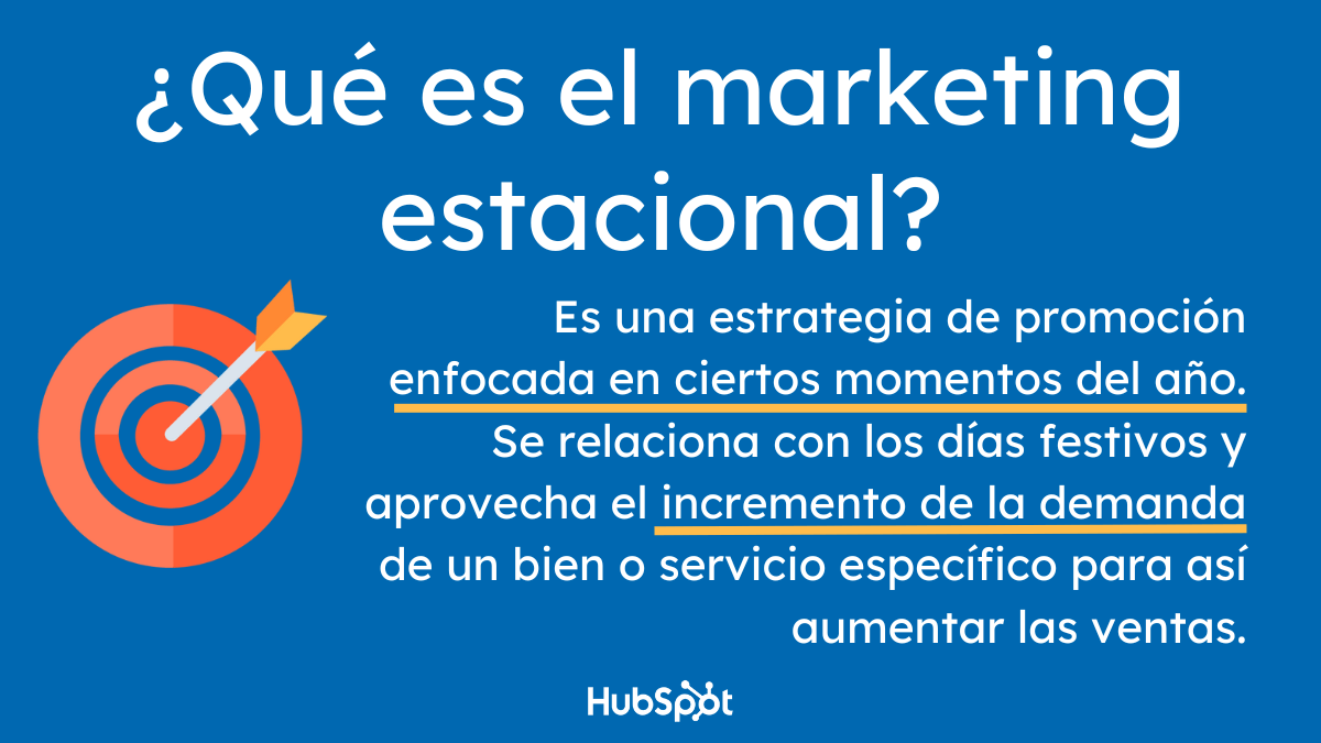 Definición del marketing estacional