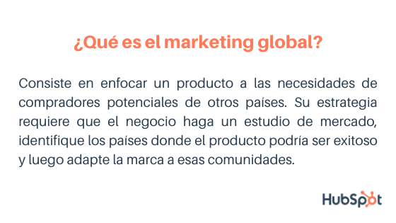Estrategias de marketing internacional: definición