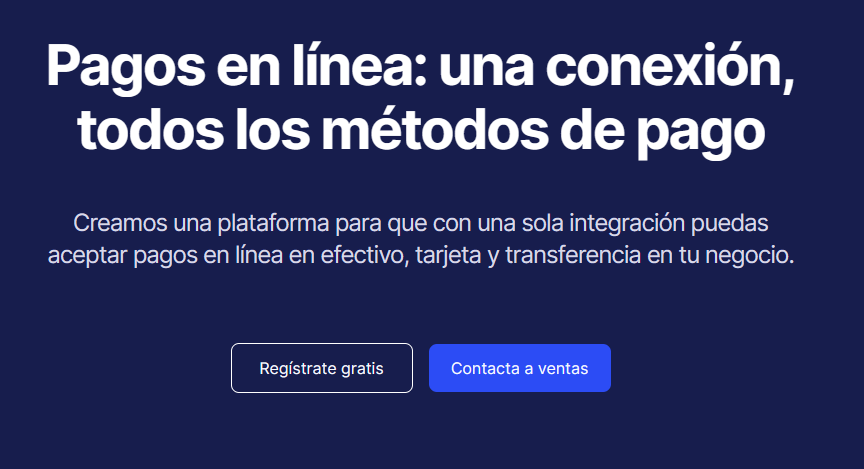 Pasarelas de pago online: Conekta