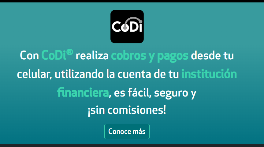 Pasarelas de pago online: CoDi