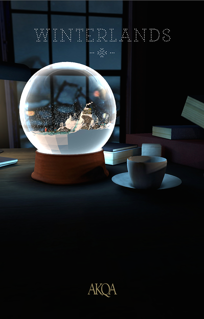 Mensajes de Navidad: Winterlands de AKQA