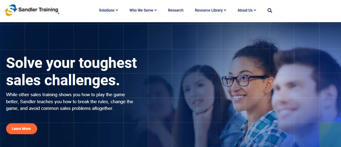 Ejemplo de NPS de Sandler Training