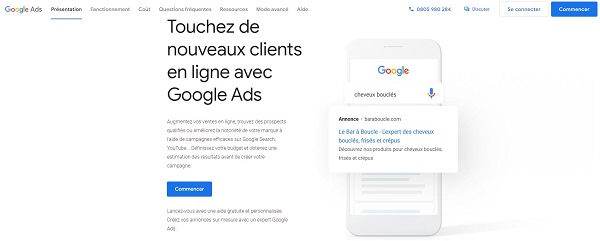 ouverture compte google ads