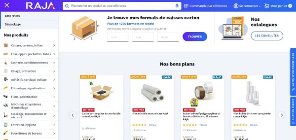 exemple page catégorie Raja