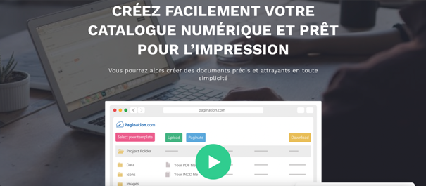 logiciel PAO - pagination