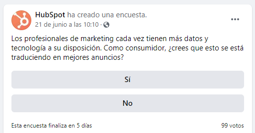Herramientas para mapear pain points: redes sociales (ejemplo de HubSpot)