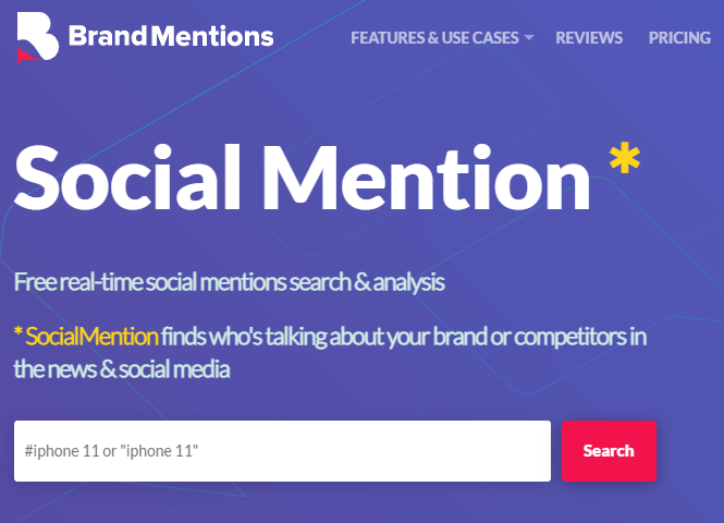 Herramientas para mapear pain points: Social Mention