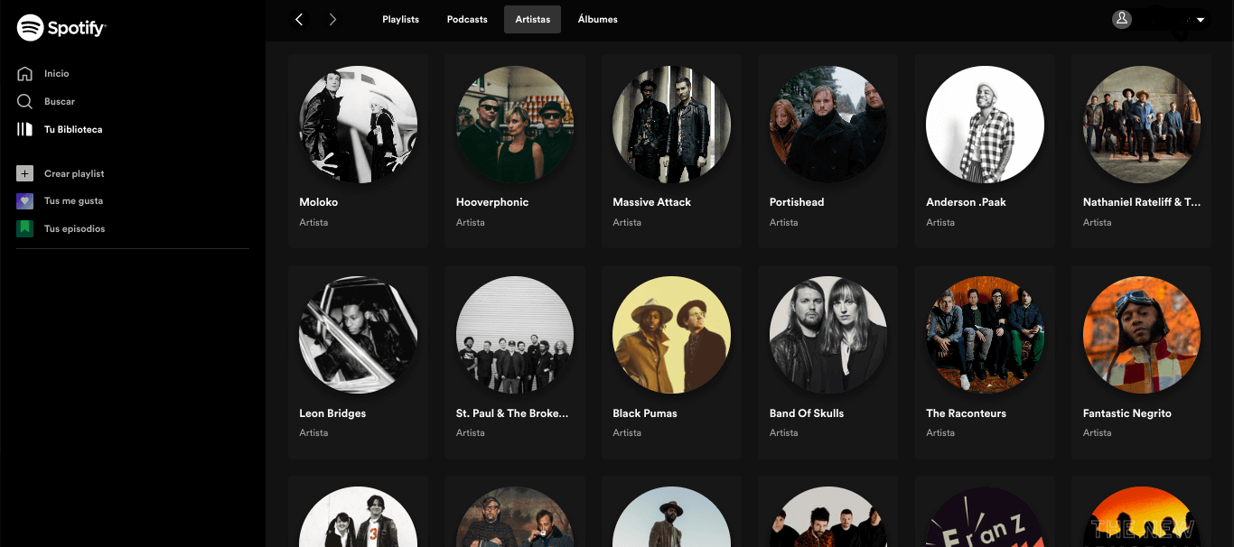 Ejemplo de plataforma digital: Spotify