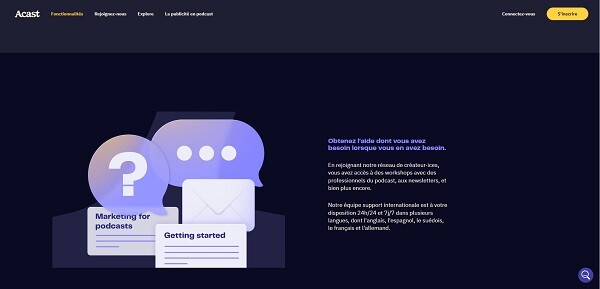 plateforme podcast Acast