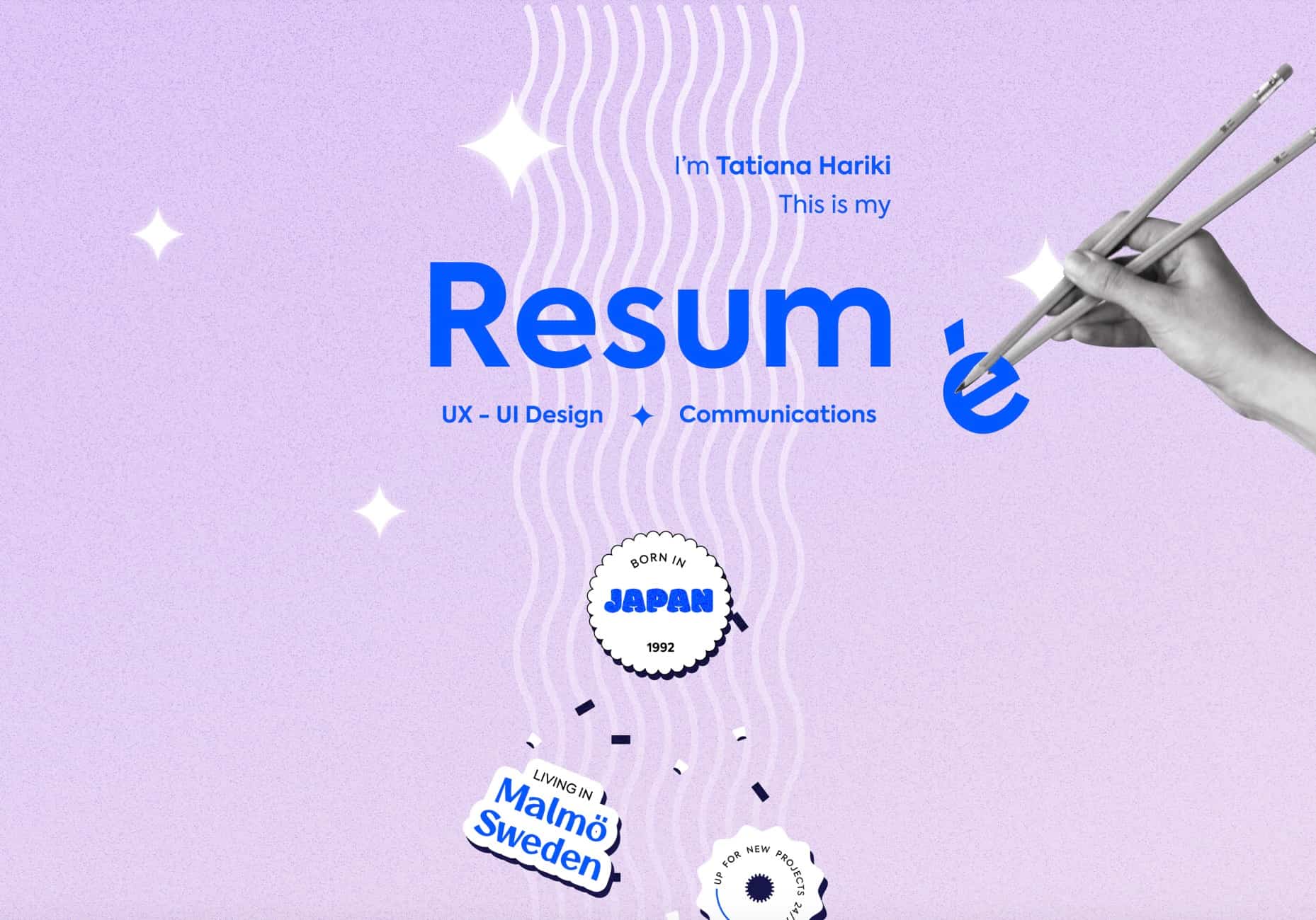 Portafolio de un diseñador UX - Tatiana Hariki