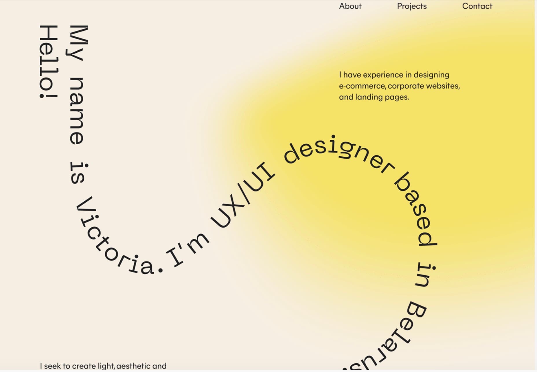 Ejemplo de portafolio de un diseñador UX