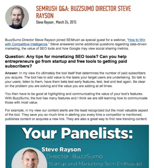 Cómo hacer co-marketing: ejemplo de post