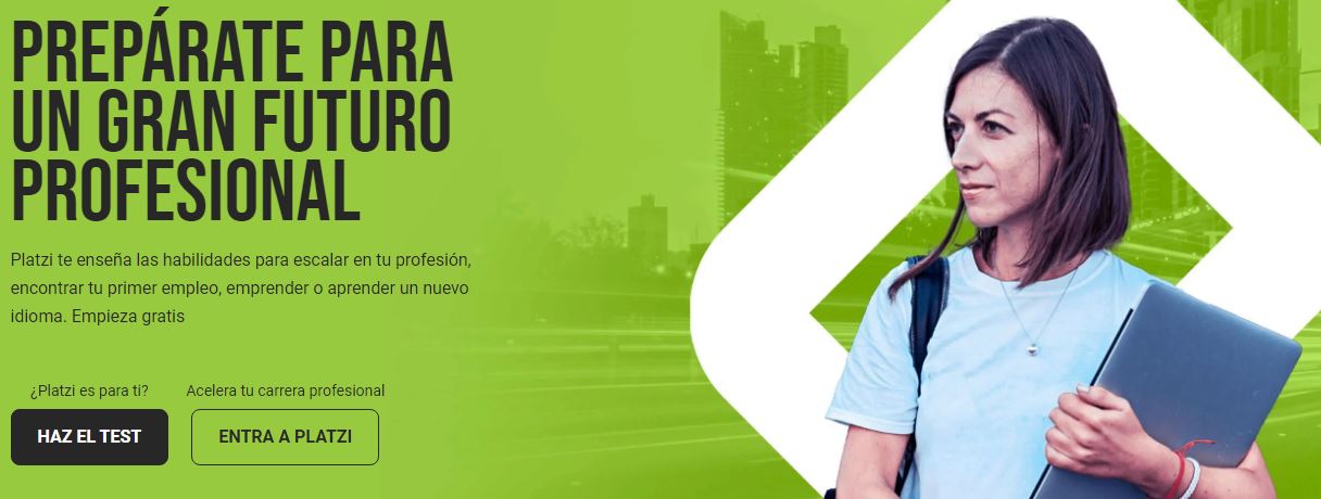 Ejemplo de producto mínimo viable: Platzi