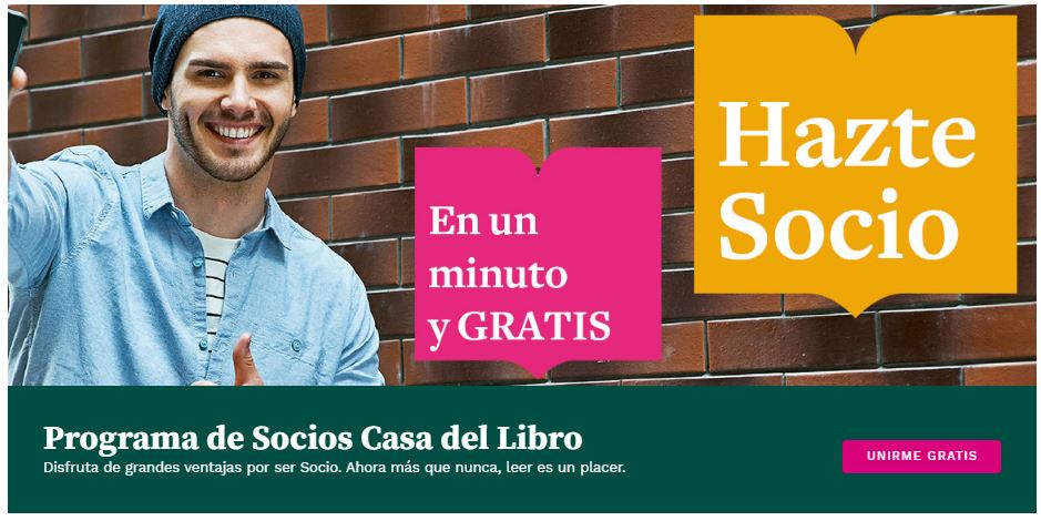 Ejemplo de programa de fidelización de Casa del Libro