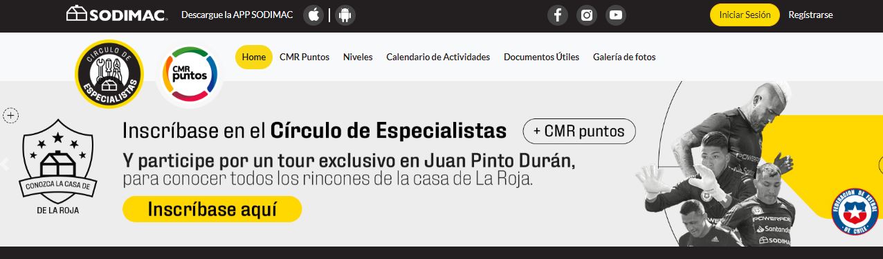 Ejemplo de programa de fidelización de Sodimac