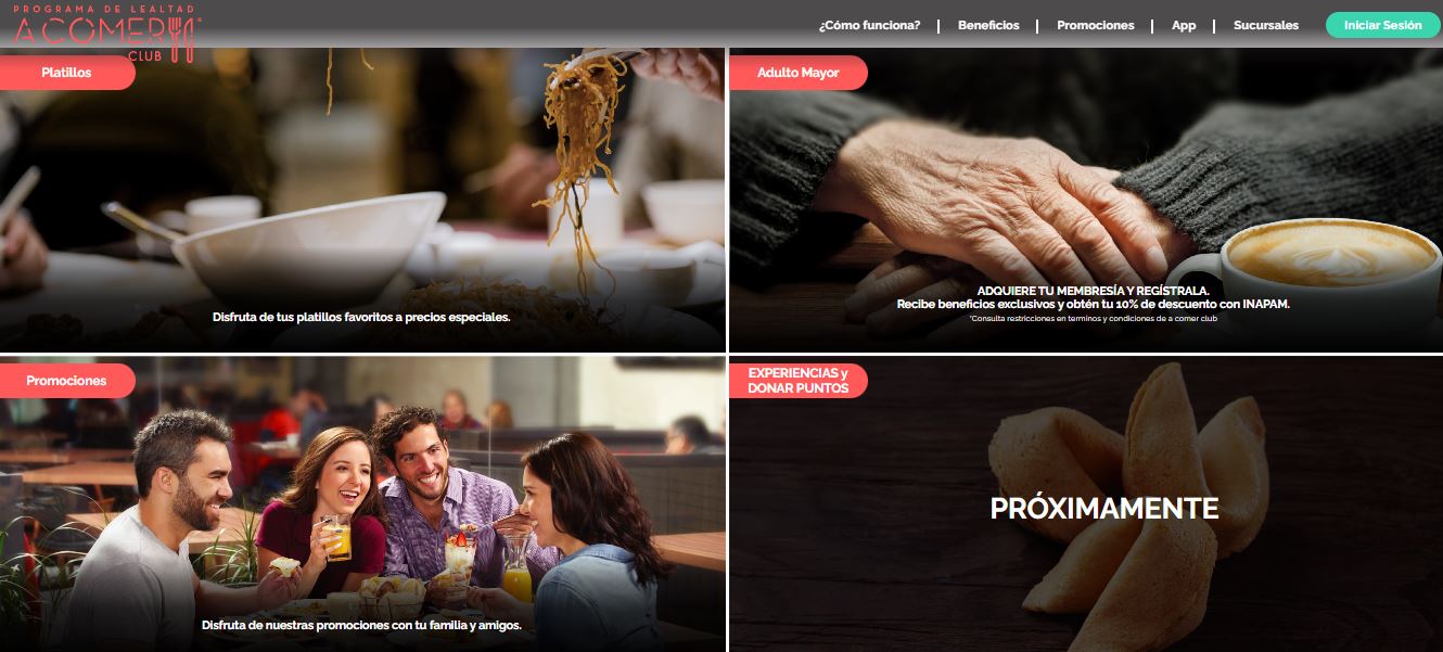 Ejemplo de programa de fidelización de Toks