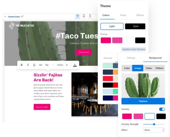 Programa para hacer páginas web de Sitebuilder