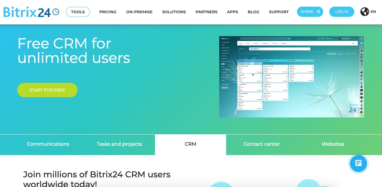 Programas de control de ventas: Bitrix24