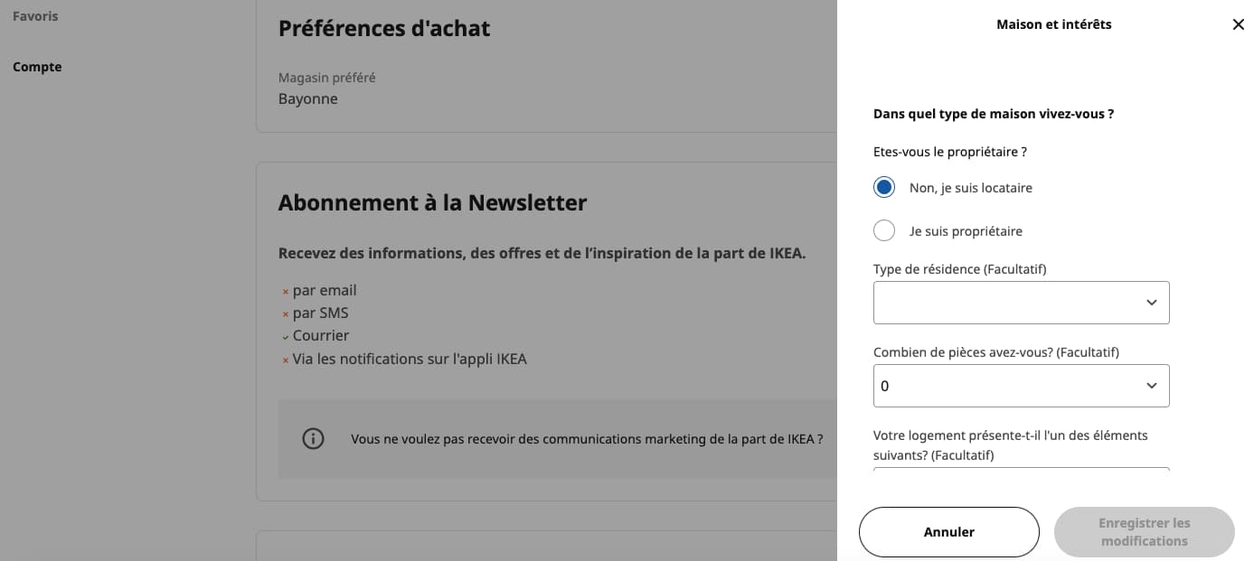 espace membre ikea family