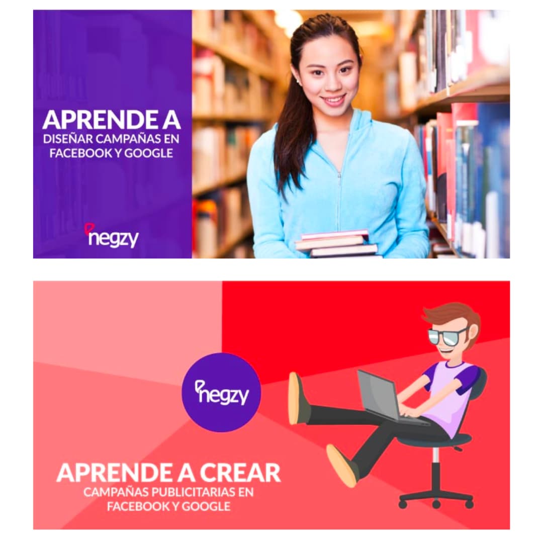 Ejemplo de pruebas A/B para anuncios en Facebook