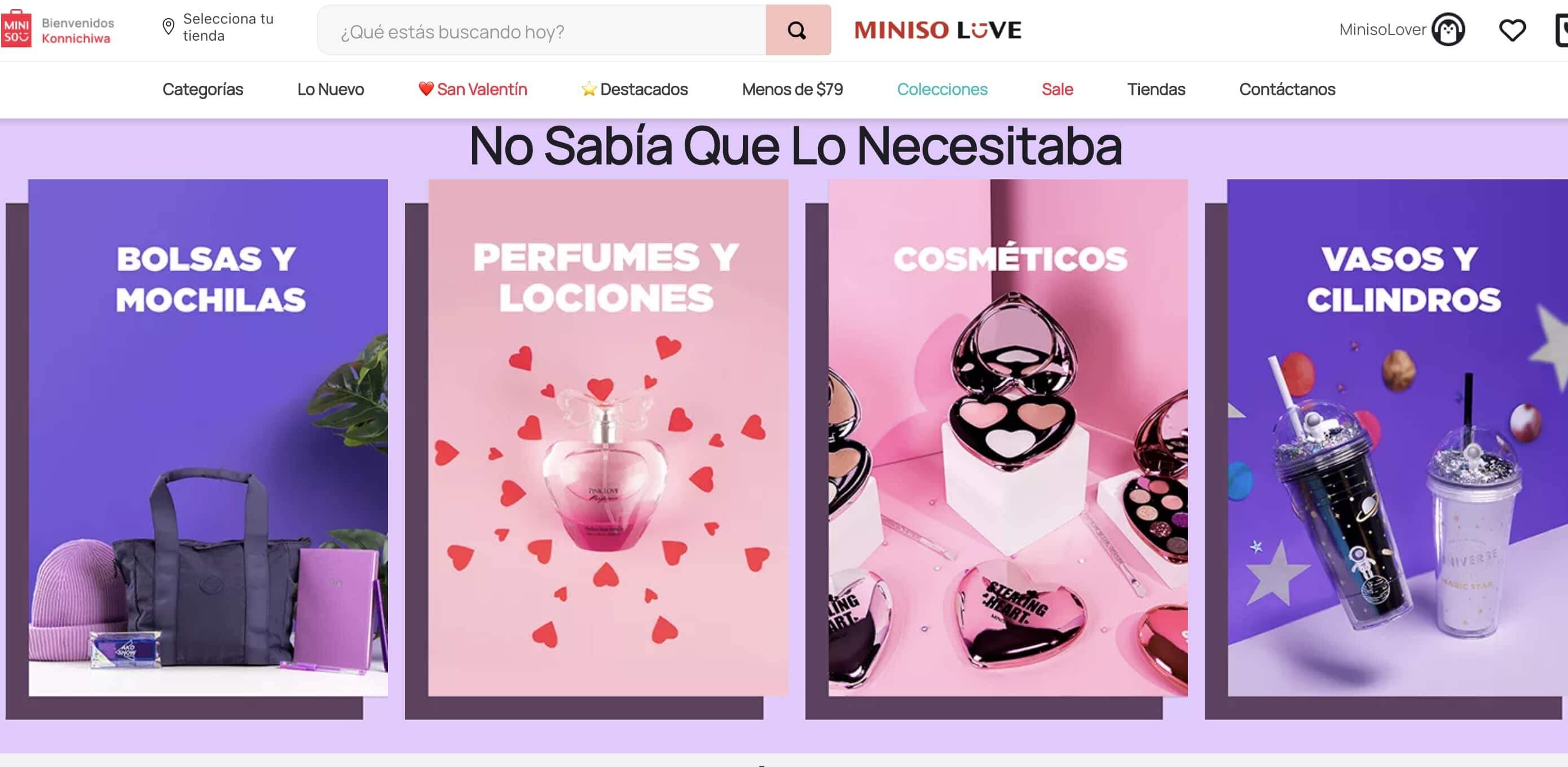 Ejemplo de público objetivo de Miniso