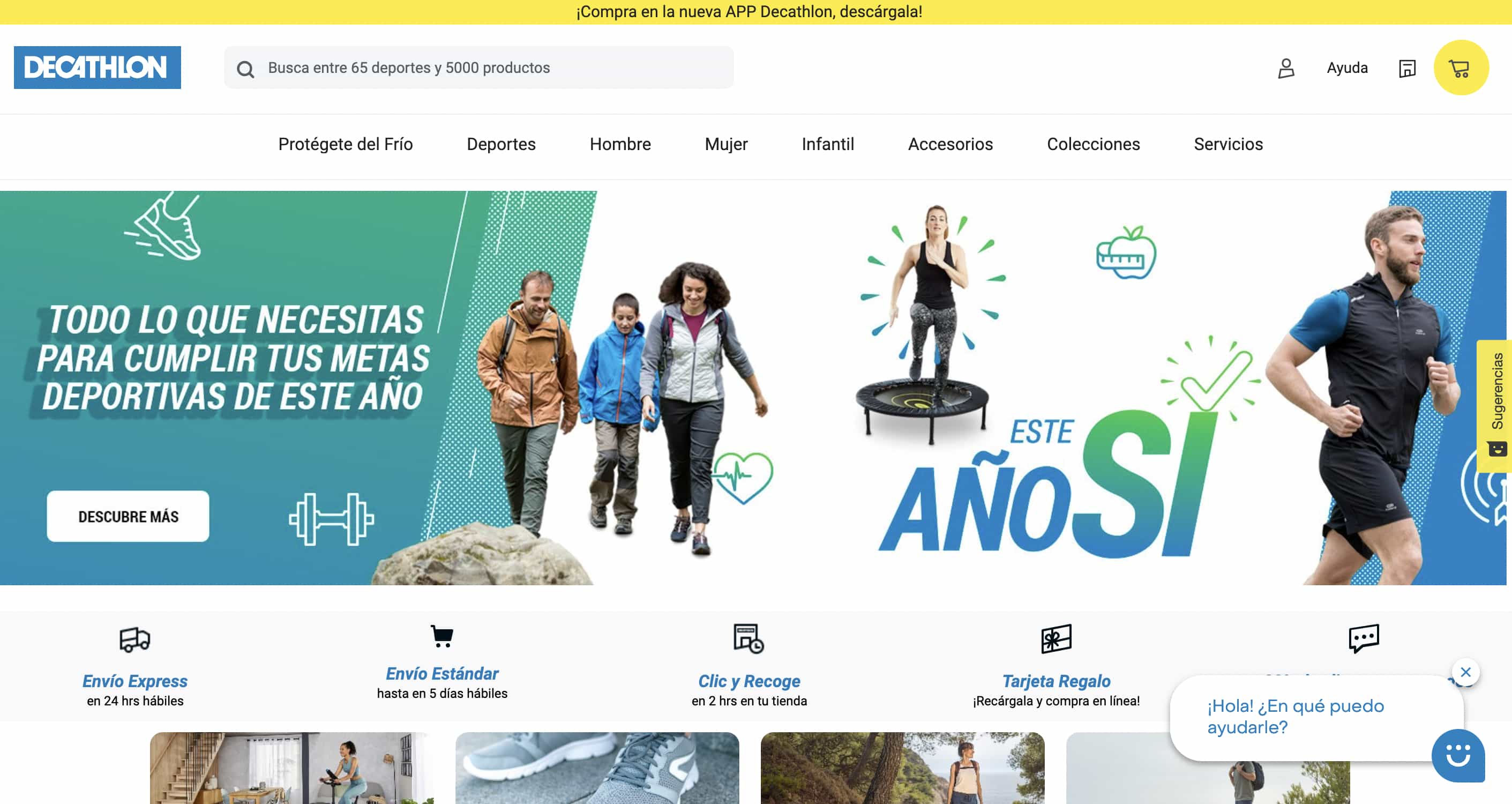 Ejemplo de qué es omnicanalidad de Decathlon