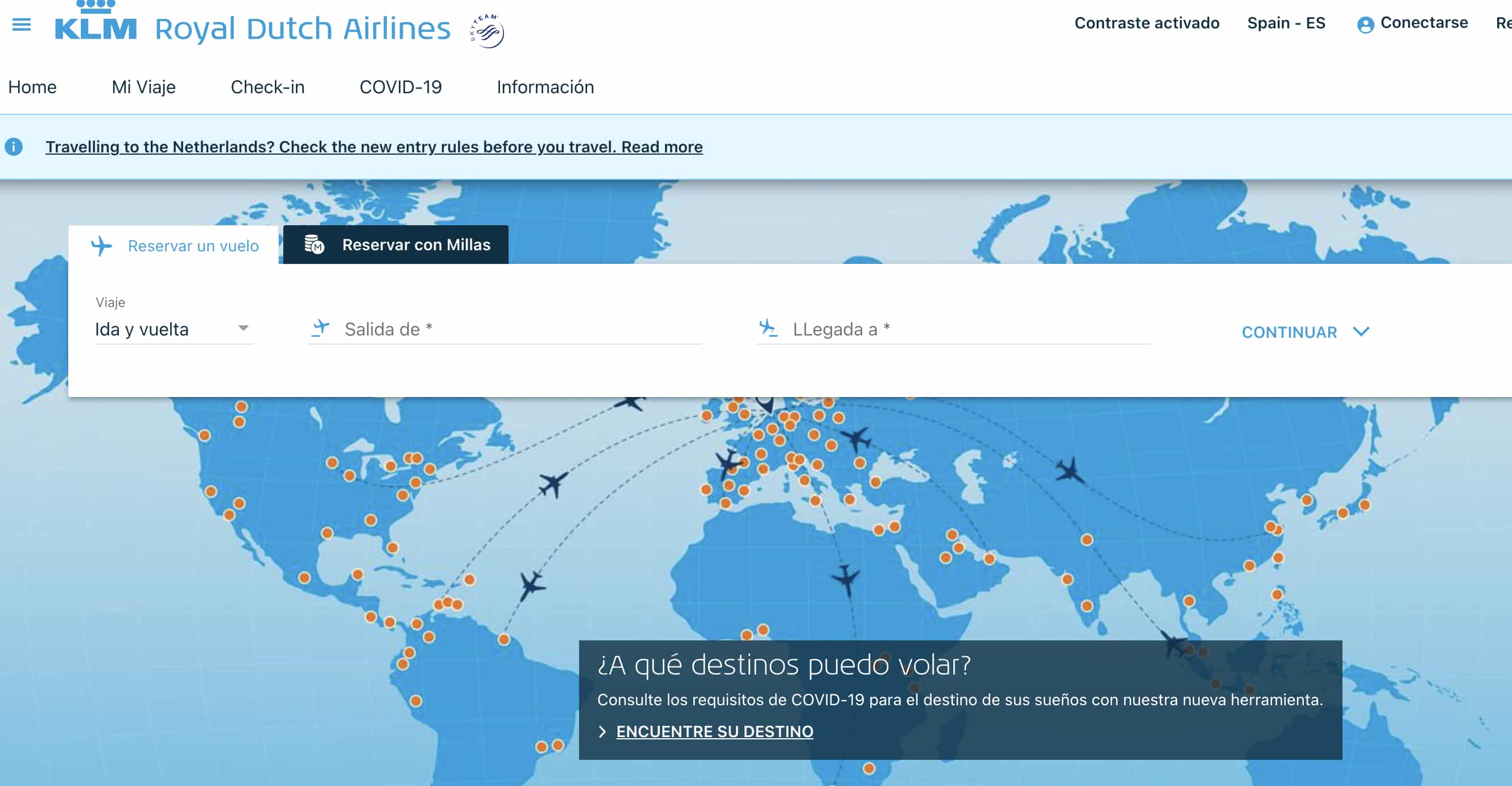 Ejemplo de qué es omnicanalidad de KLM
