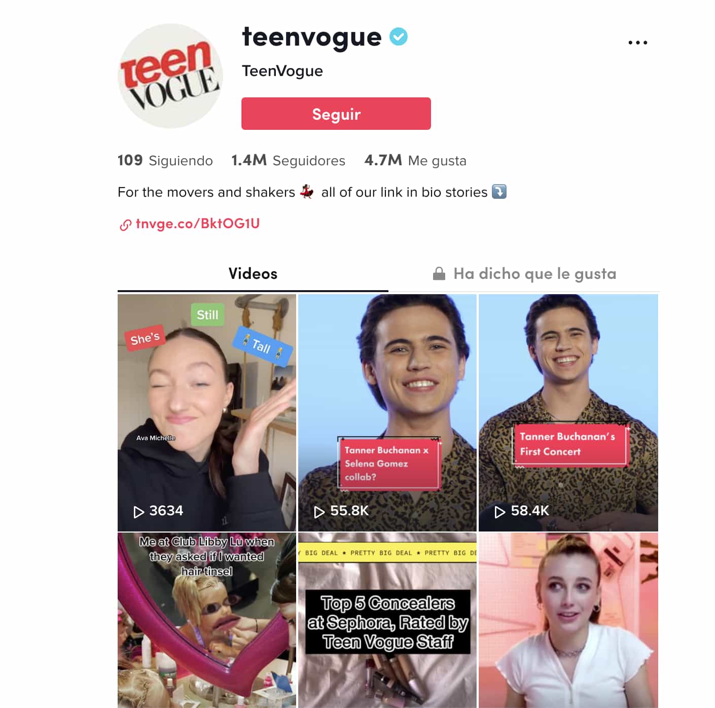 Ejemplo de qué es omnicanalidad de TeenVogue