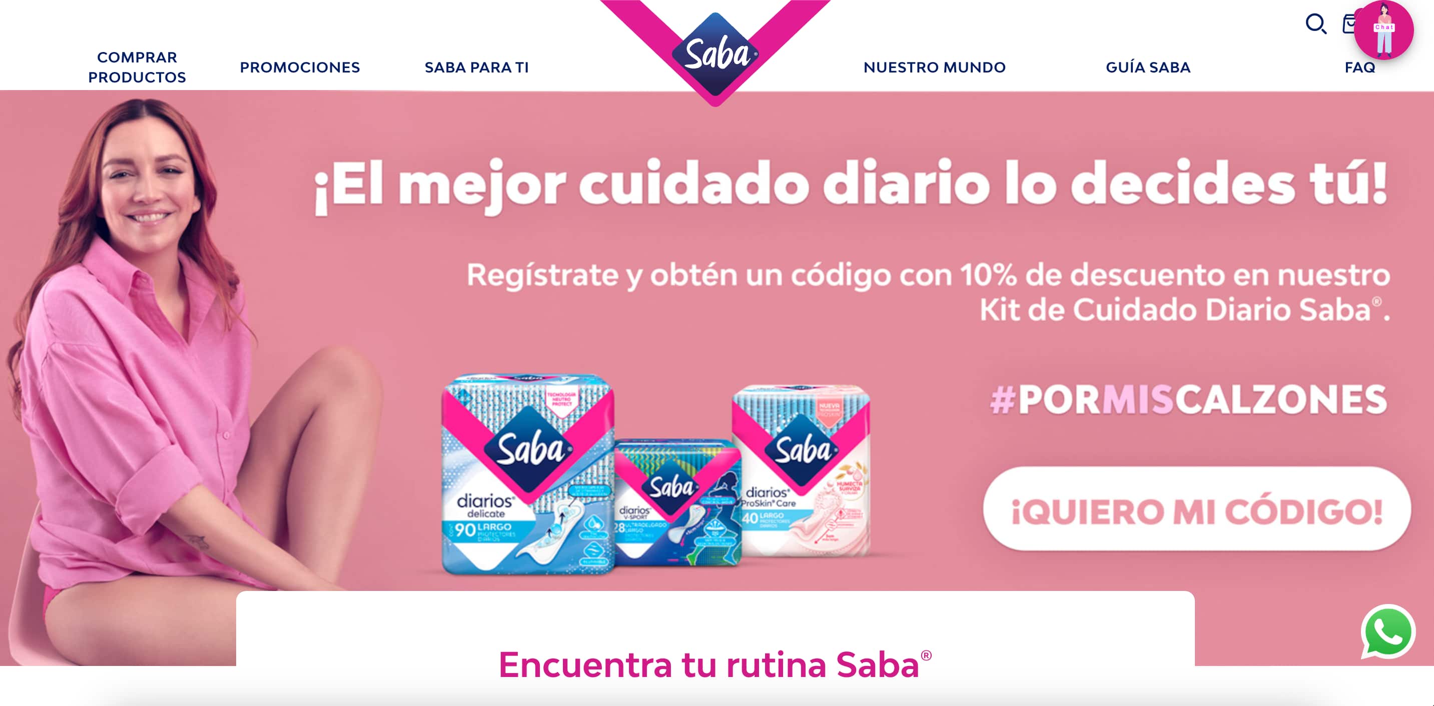 Ejemplo de una campaña basada en segmentación demográfica por género