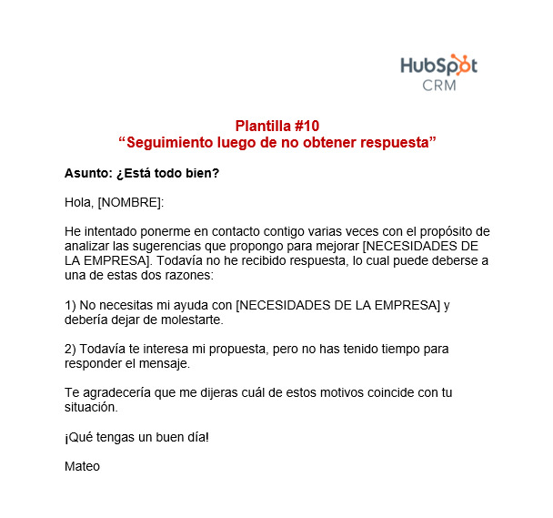 Seguimiento de ventas - Plantilla 10