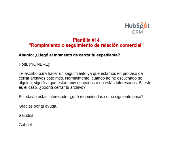 Seguimiento de ventas - Plantilla 14