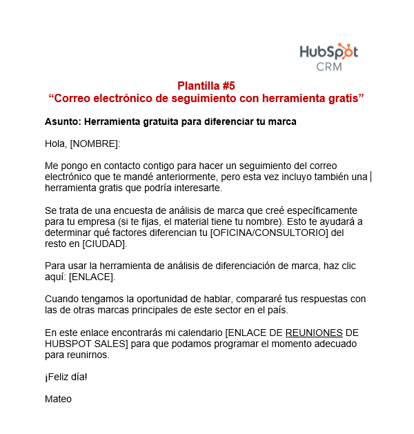 Seguimiento de ventas - Plantilla 5