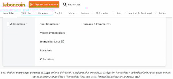 seo web design architecture le bon coin