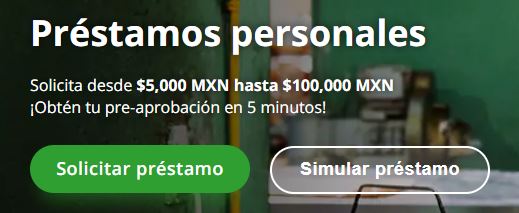 Ejemplo de squeeze page de Kubo Financiero