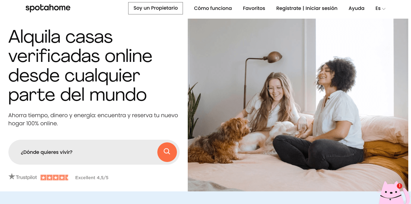 Ejemplo de startup: Spotahome