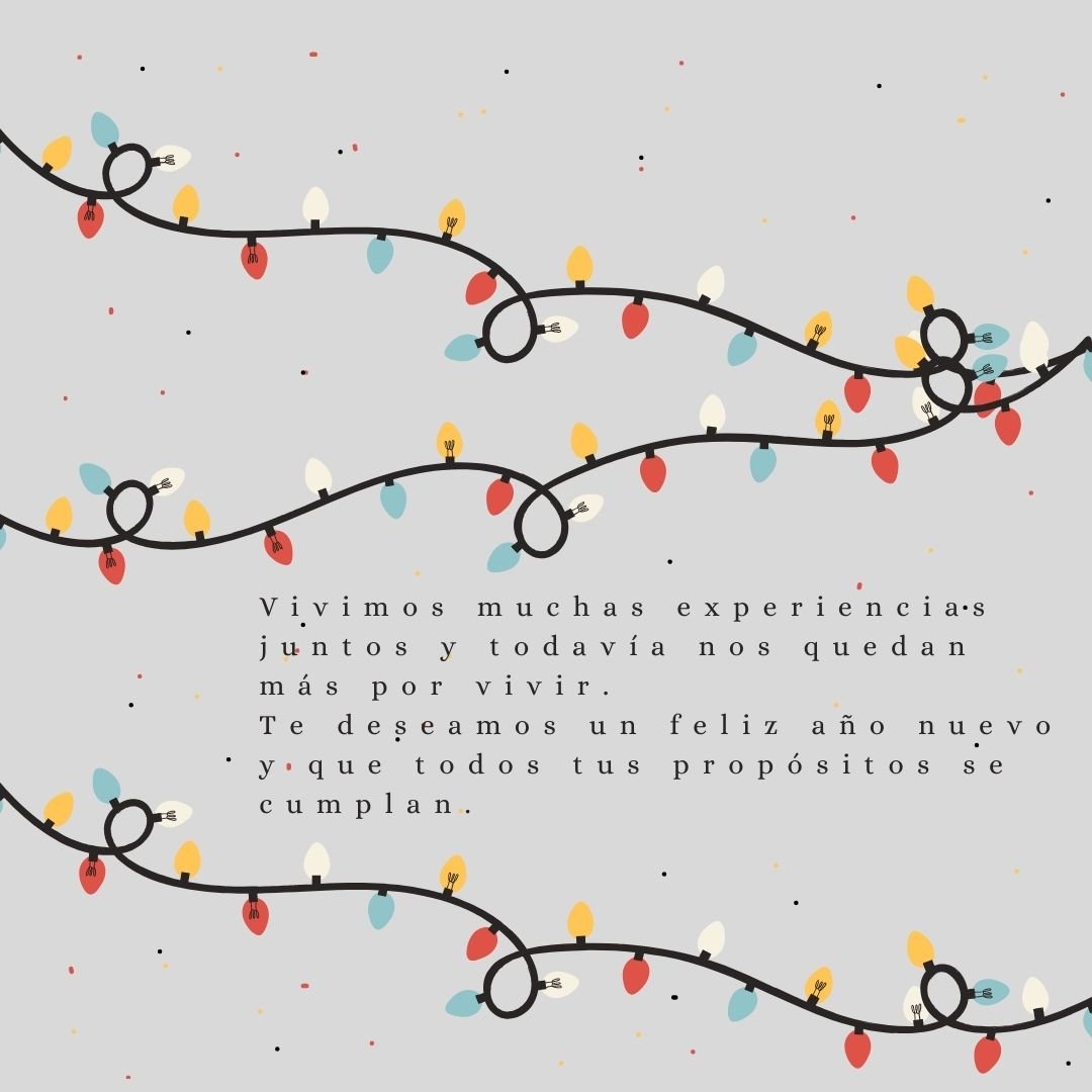 Tarjeta de felicitación para año nuevo