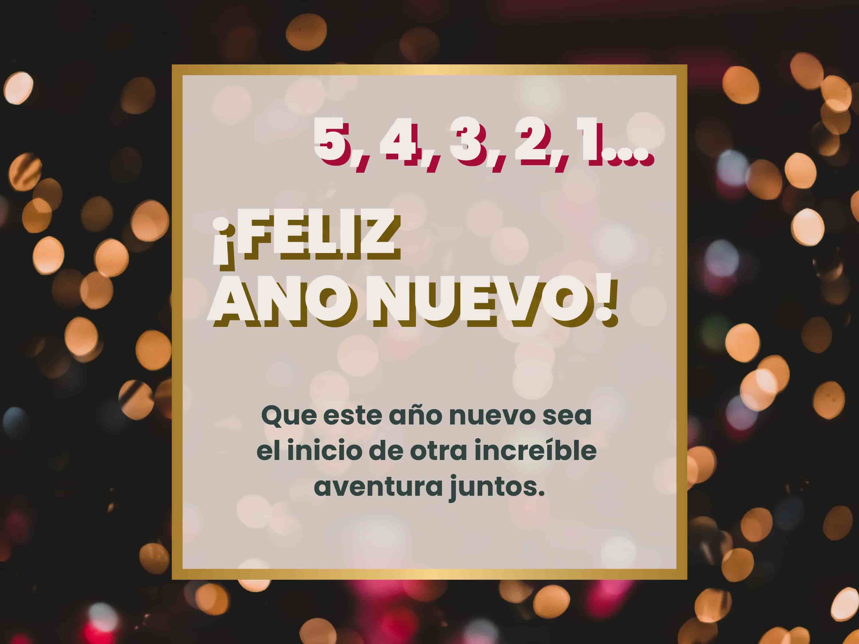 Mensaje de Navidad y Año Nuevo para empresas