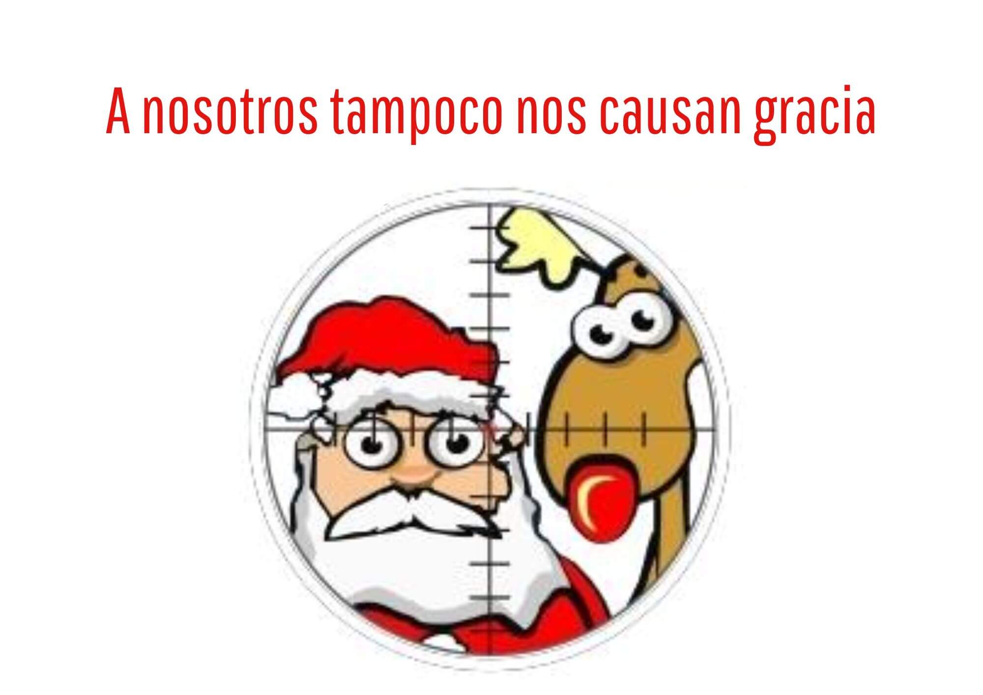 Tarjeta de Navidad para quienes no les gusta
